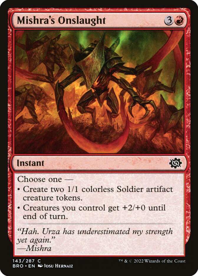 Mishra's Onslaught - carta Magic The Gathering