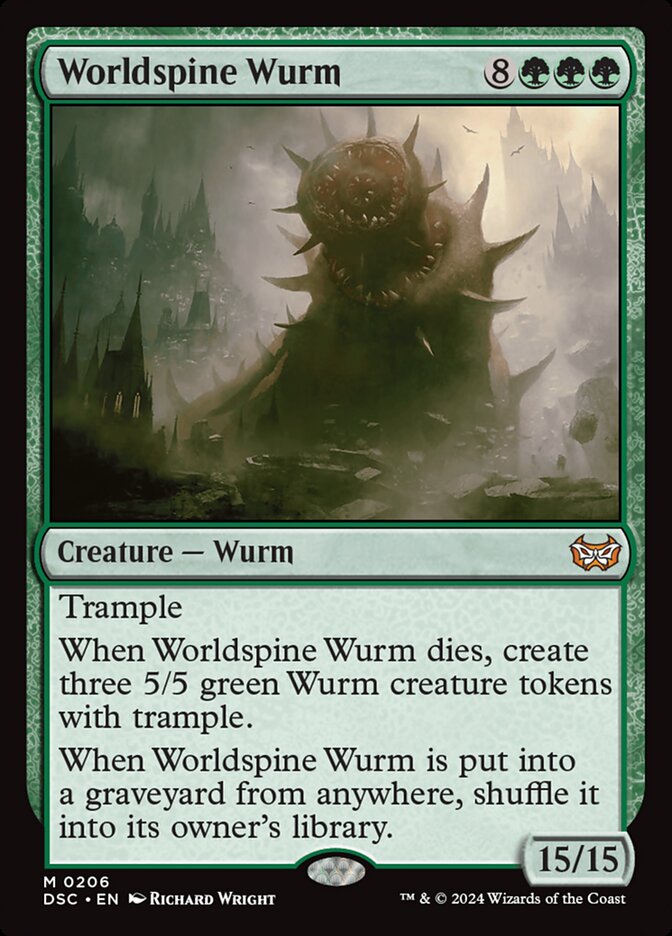 Worldspine Wurm - carta Magic The Gathering