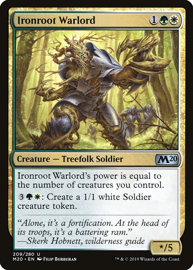 Ironroot Warlord - carta Magic The Gathering