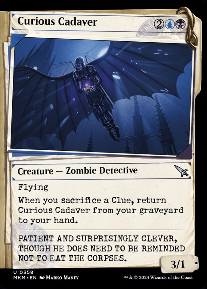 Curious Cadaver - carta Magic The Gathering