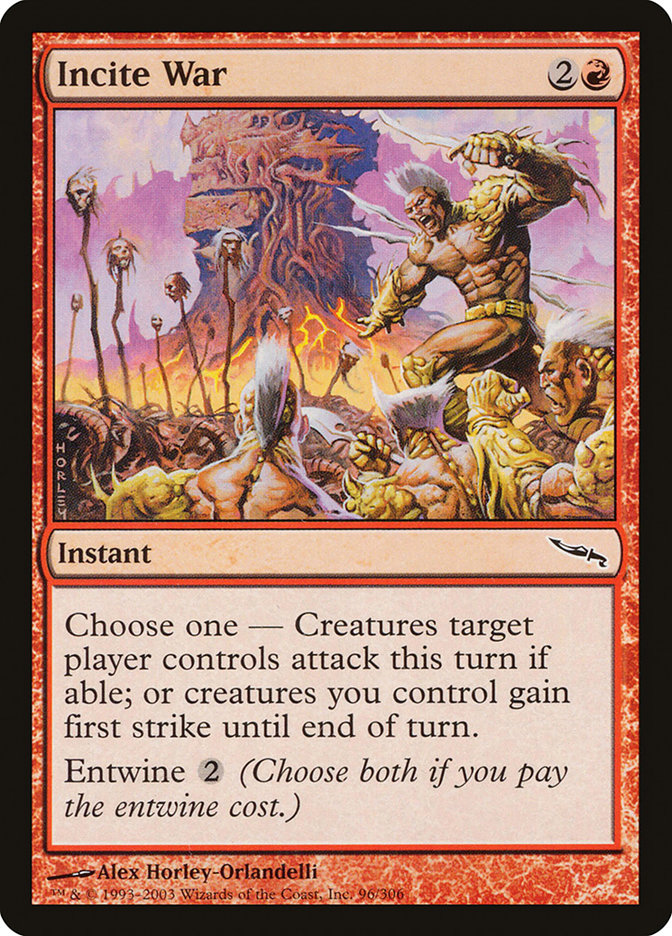Incite War - MRD-096-NF-STD