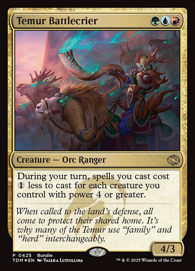 Temur Battlecrier - TDM-425-F-BUN