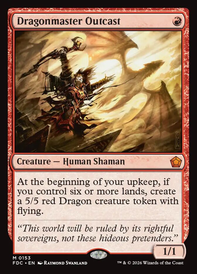Dragonmaster Outcast - carta Magic The Gathering