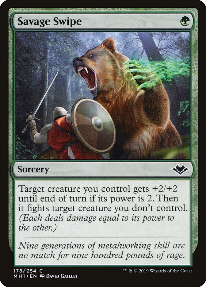 Savage Swipe - carta Magic The Gathering