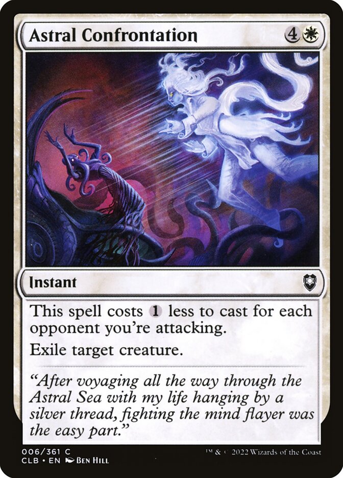 Astral Confrontation - carta Magic The Gathering