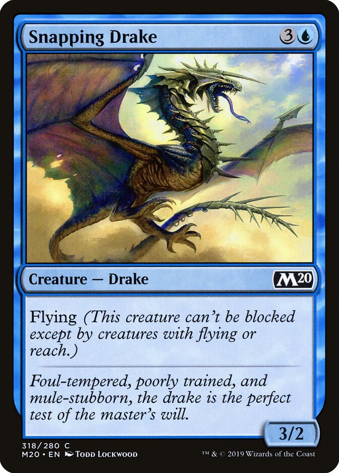 Snapping Drake - carta Magic The Gathering