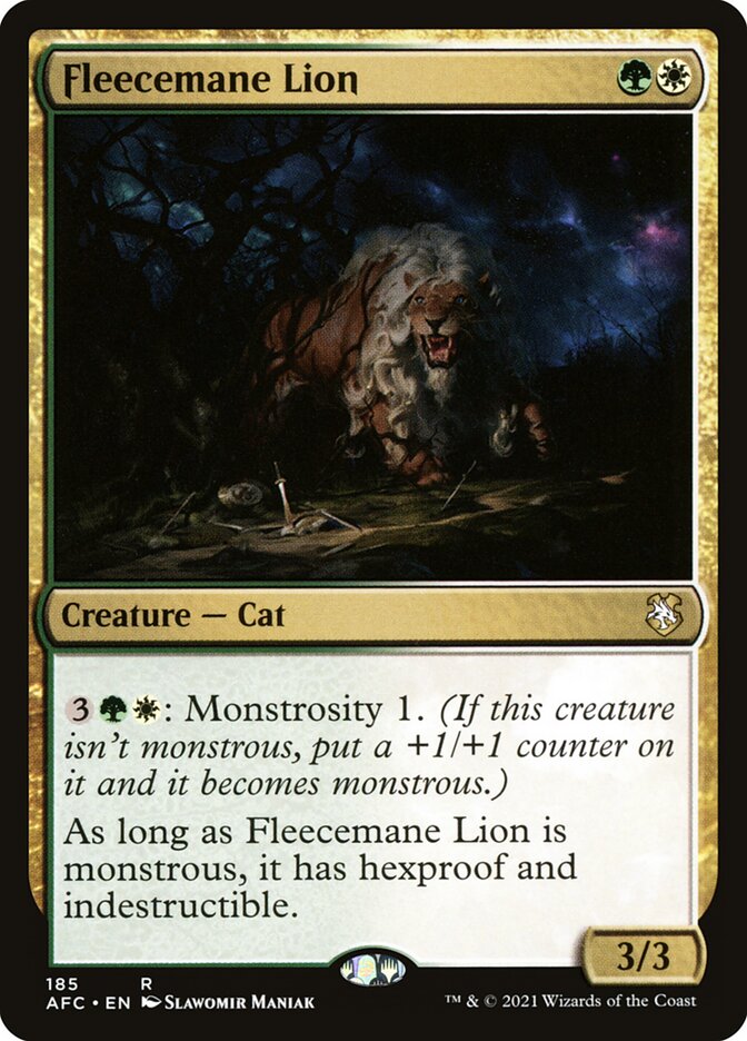 Fleecemane Lion - carta Magic The Gathering