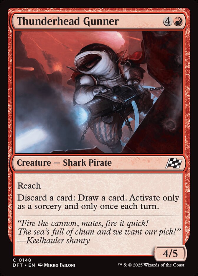 Thunderhead Gunner - carta Magic The Gathering