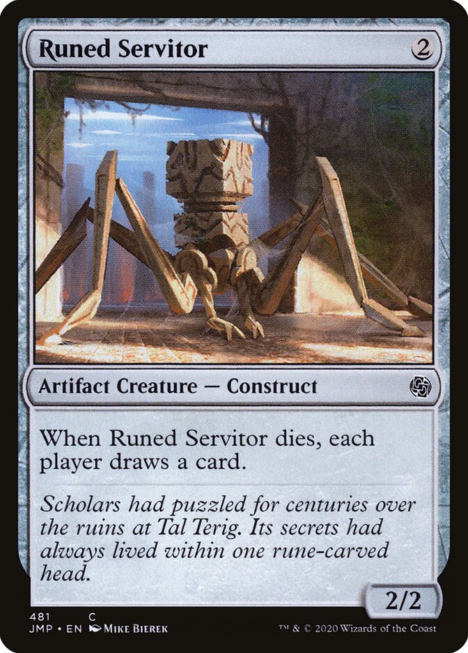 Runed Servitor - carta Magic The Gathering