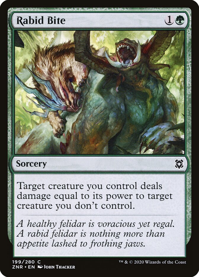 Rabid Bite - carta Magic The Gathering