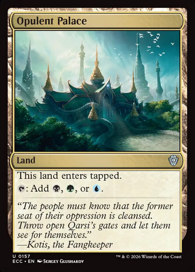Opulent Palace - carta Magic The Gathering