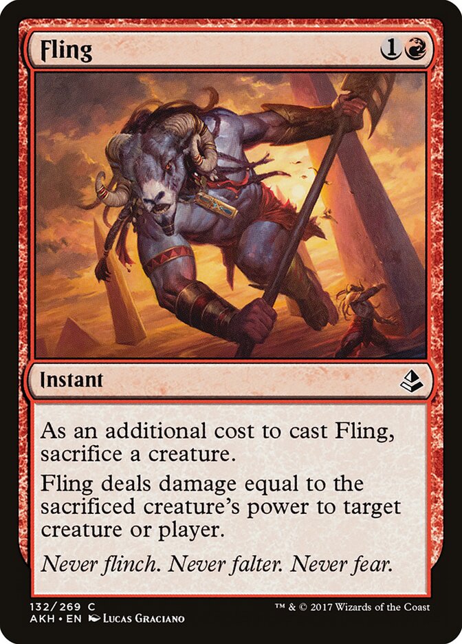 Fling - carta Magic The Gathering
