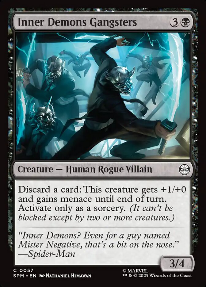 Inner Demons Gangsters - carta Magic The Gathering