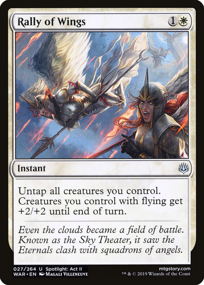 Rally of Wings - carta Magic The Gathering