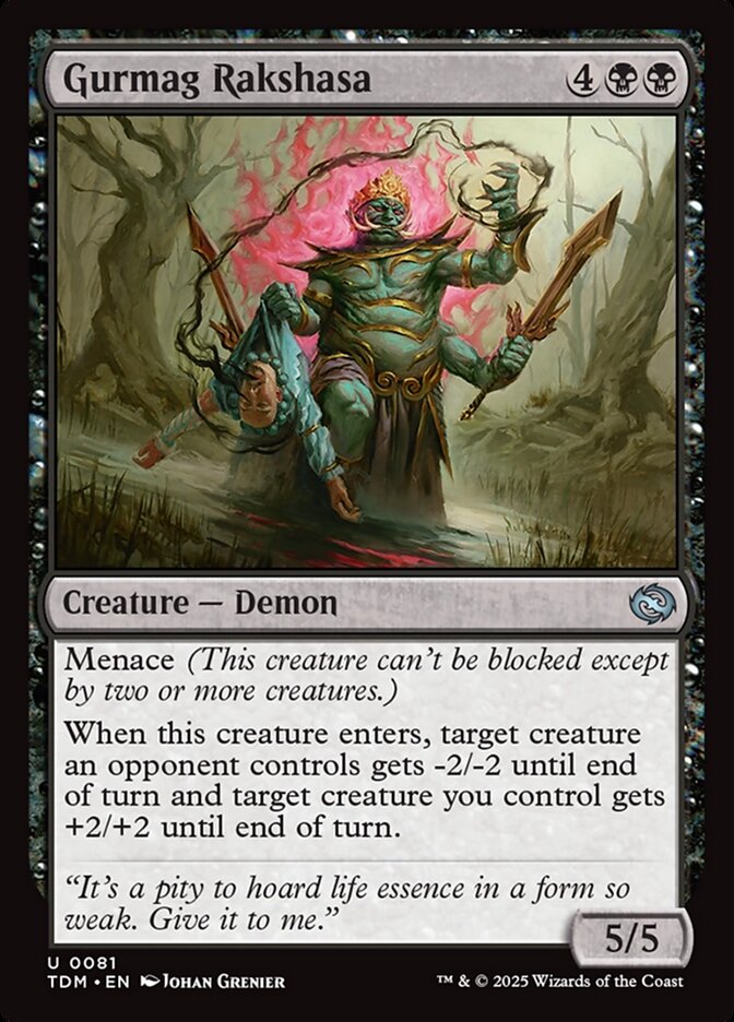 Gurmag Rakshasa - carta Magic The Gathering