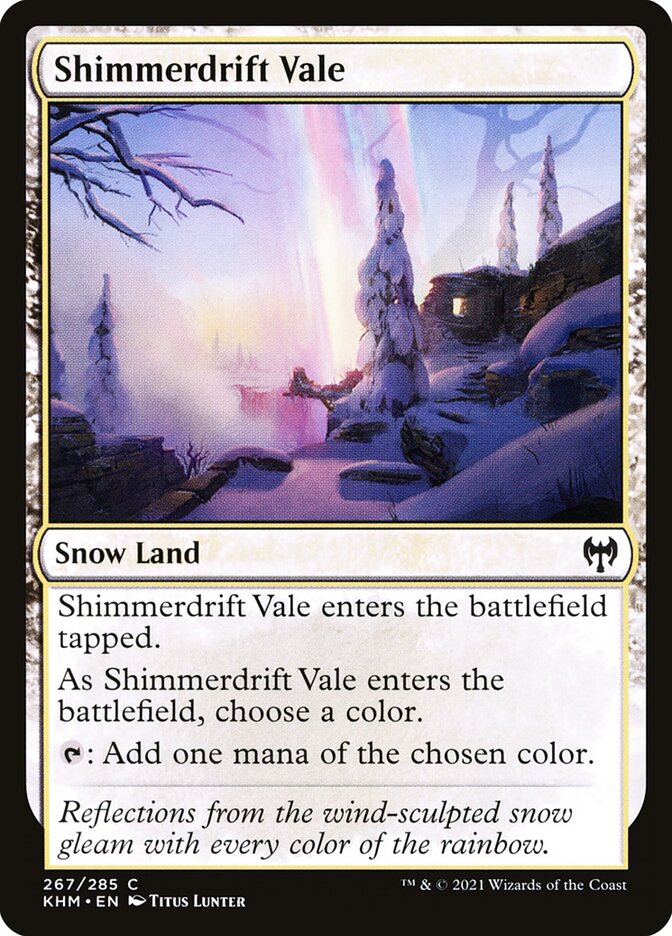 Shimmerdrift Vale - carta Magic The Gathering