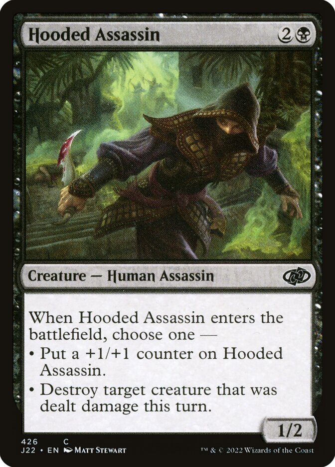 Hooded Assassin - carta Magic The Gathering