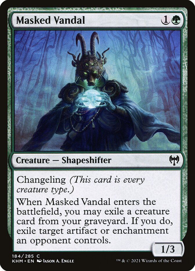 Masked Vandal - carta Magic The Gathering