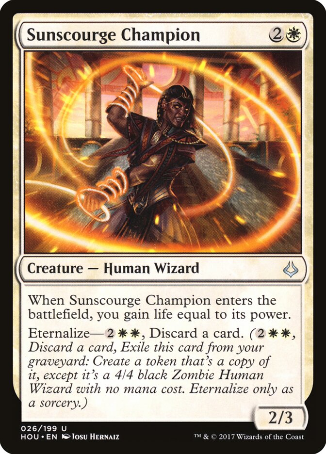 Sunscourge Champion - carta Magic The Gathering