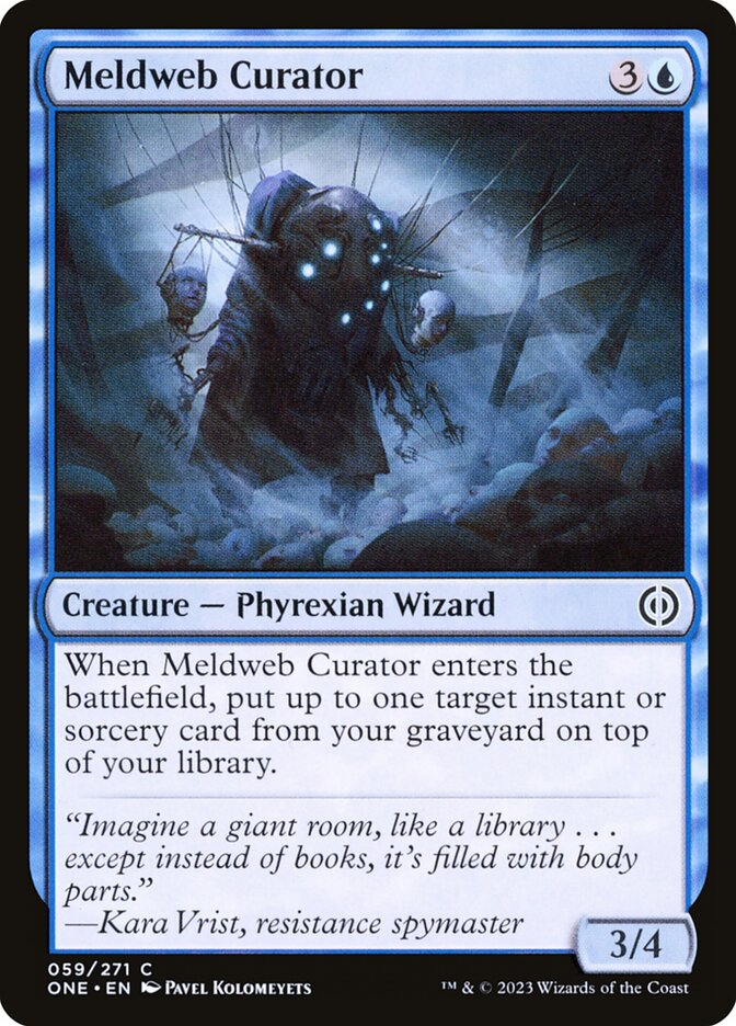 Meldweb Curator - carta Magic The Gathering