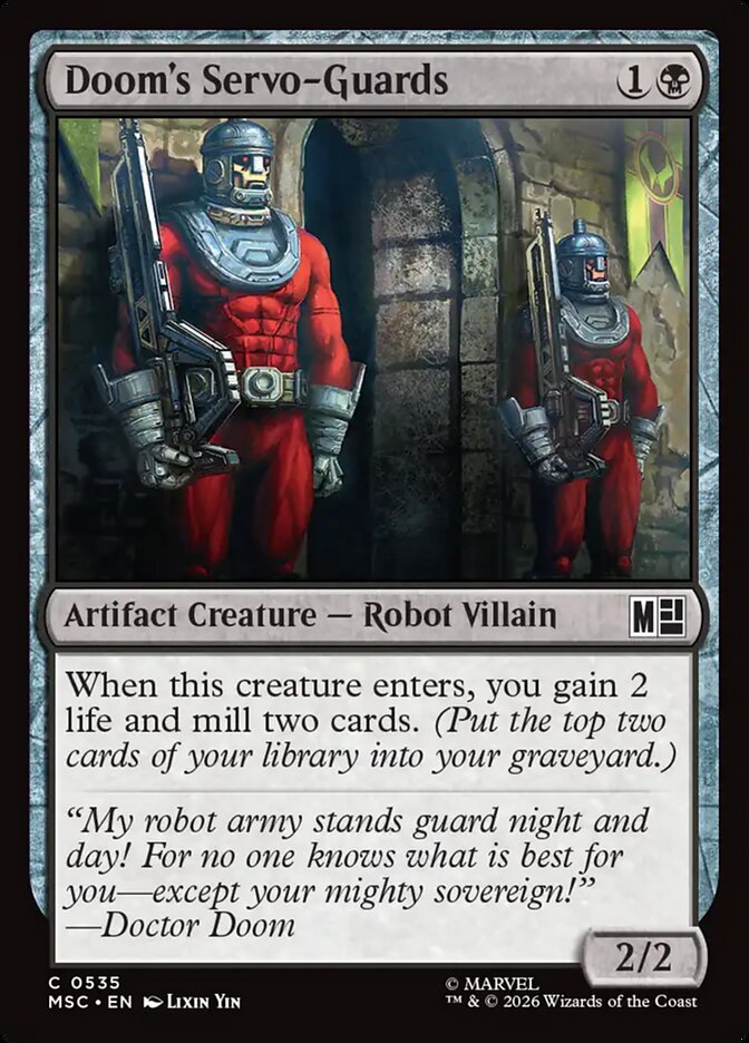 Doom's Servo-Guards - carta Magic The Gathering
