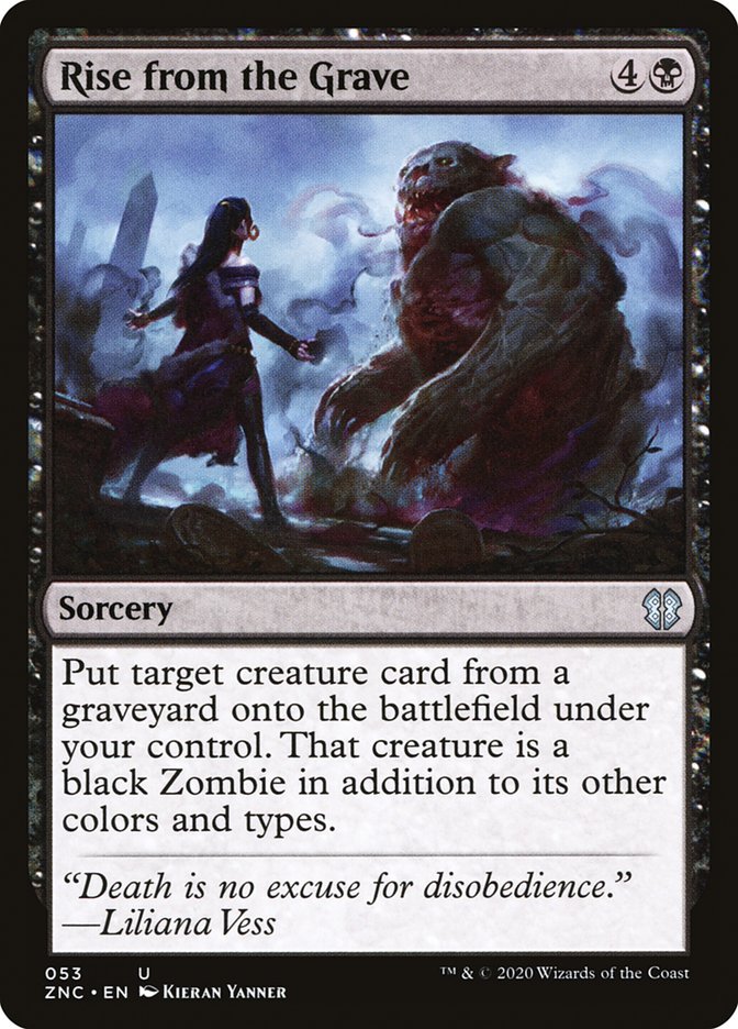 Rise from the Grave - carta Magic The Gathering