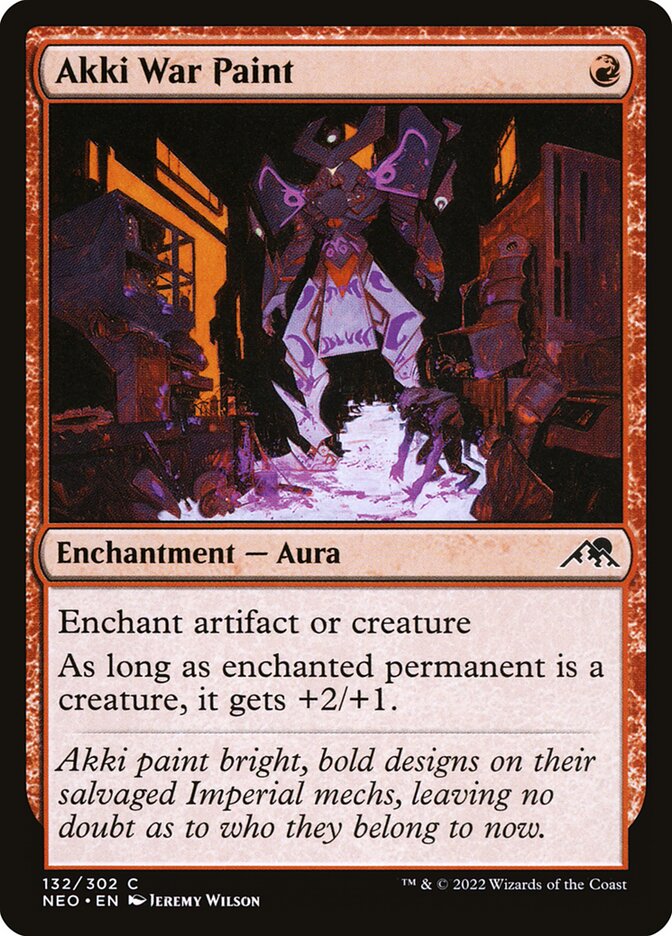 Akki War Paint - carta Magic The Gathering