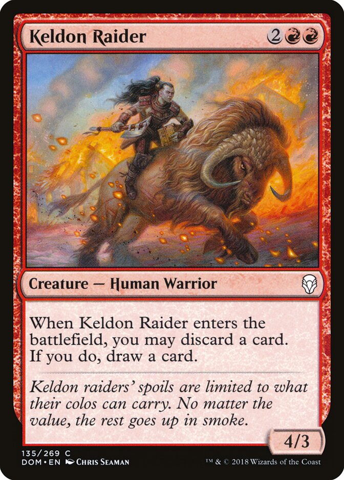 Keldon Raider - carta Magic The Gathering