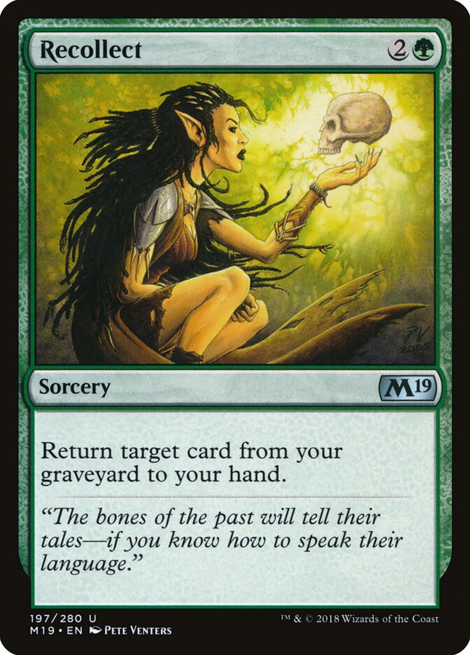 Recollect - carta Magic The Gathering