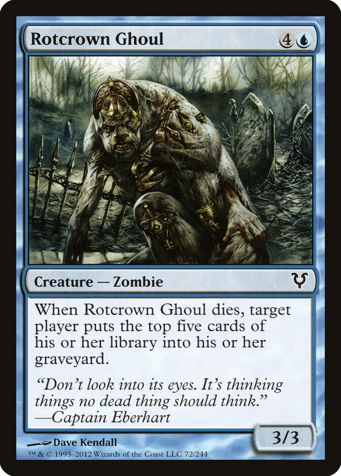 Rotcrown Ghoul - carta Magic The Gathering