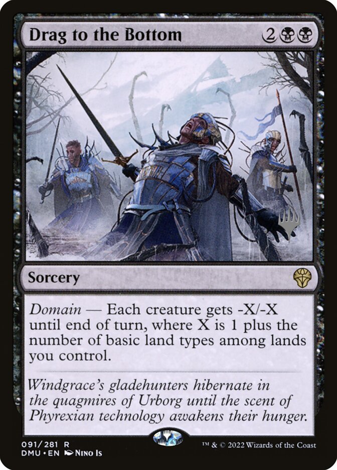Drag to the Bottom - carta Magic The Gathering