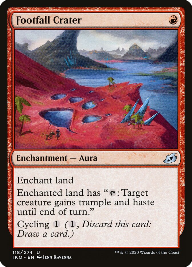 Footfall Crater - carta Magic The Gathering