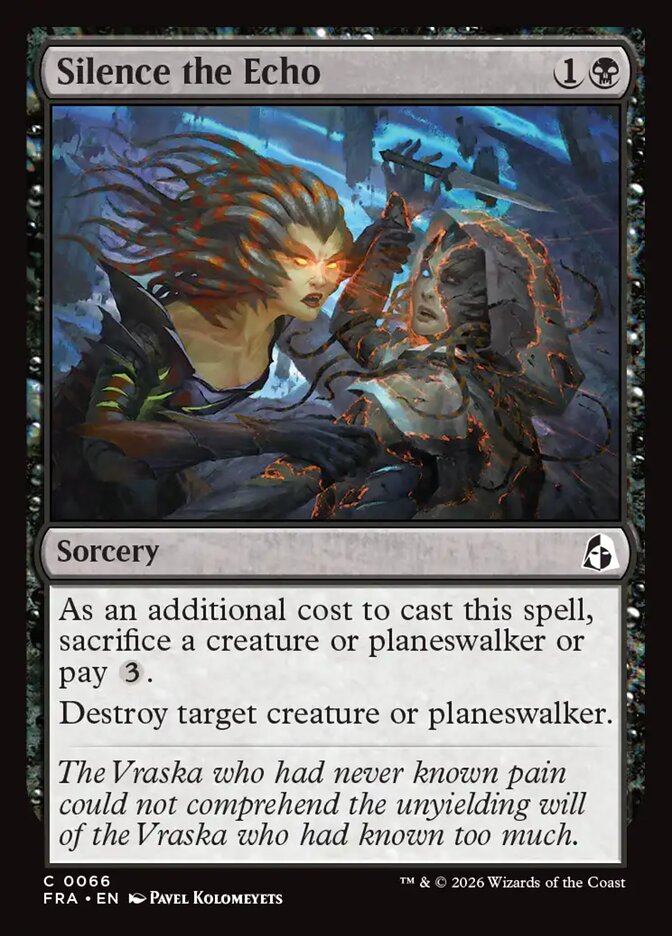 Silence the Echo - carta Magic The Gathering