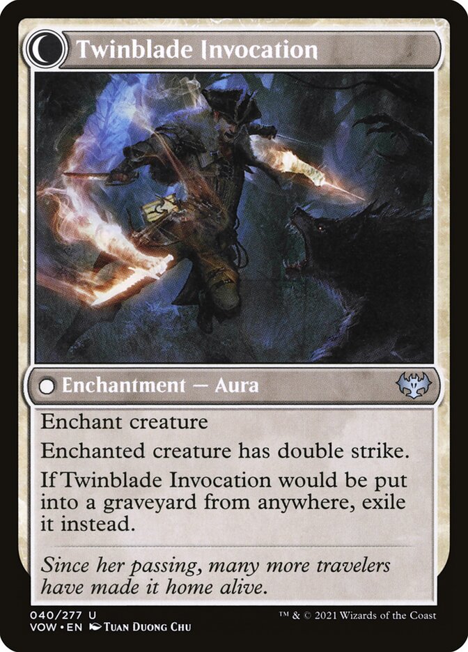 Twinblade Invocation - carta Magic The Gathering