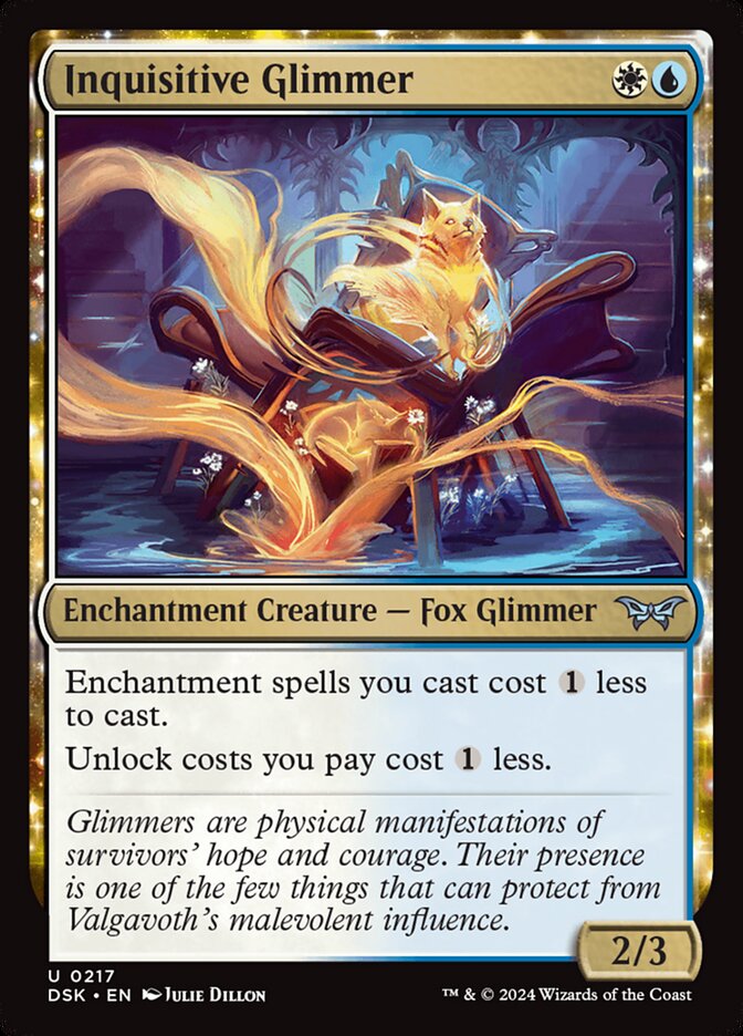 Inquisitive Glimmer - carta Magic The Gathering