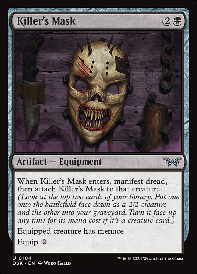 Killer's Mask - carta Magic The Gathering