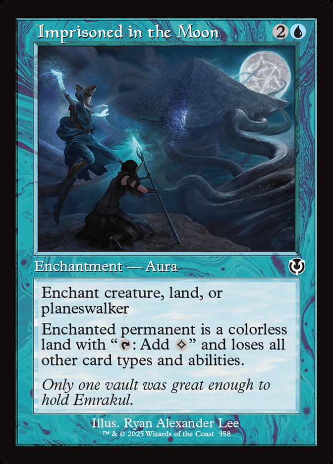 Imprisoned in the Moon - carta Magic The Gathering