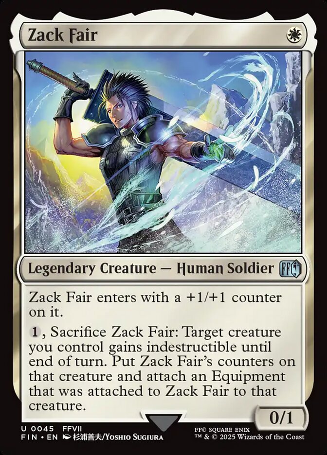 Zack Fair - carta Magic The Gathering