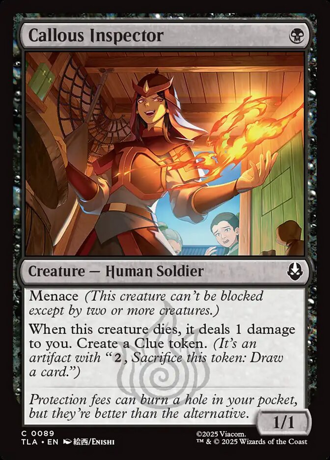 Callous Inspector - carta Magic The Gathering