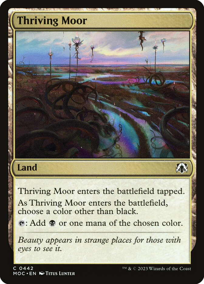 Thriving Moor - carta Magic The Gathering
