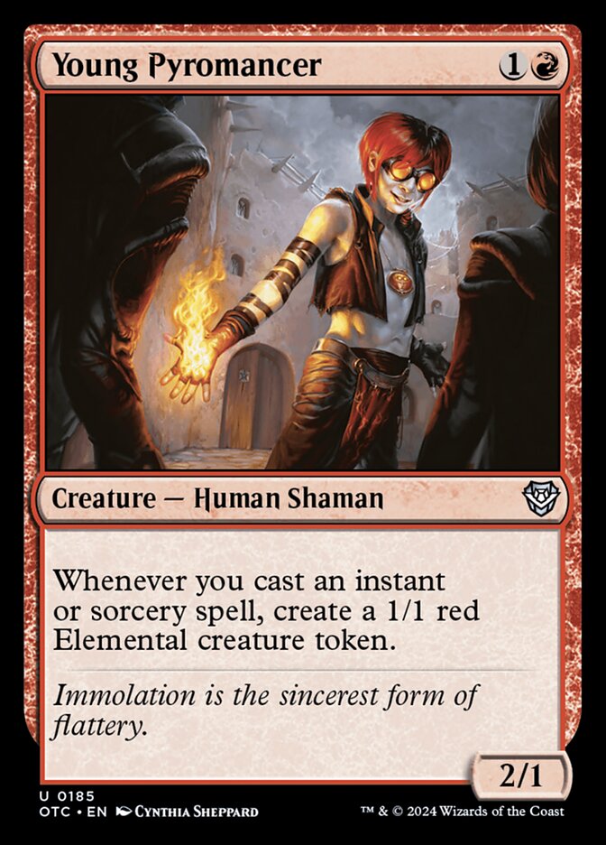 Young Pyromancer - carta Magic The Gathering
