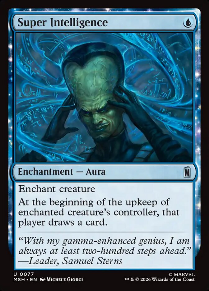 Super Intelligence - carta Magic The Gathering