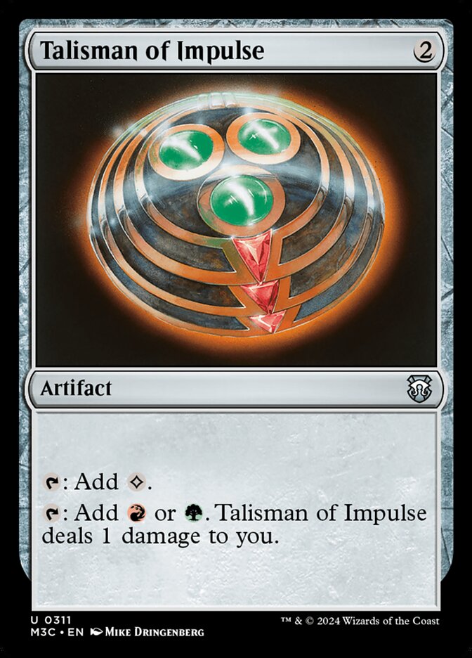 Talisman of Impulse - carta Magic The Gathering
