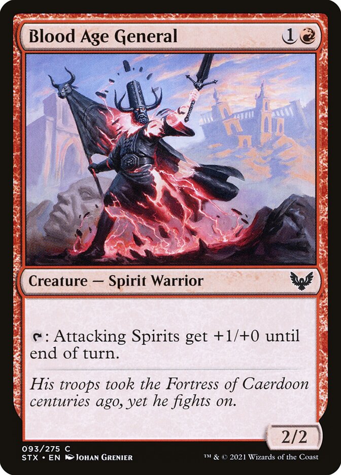 Blood Age General - carta Magic The Gathering