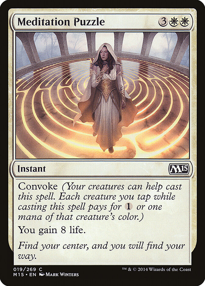 Meditation Puzzle - carta Magic The Gathering