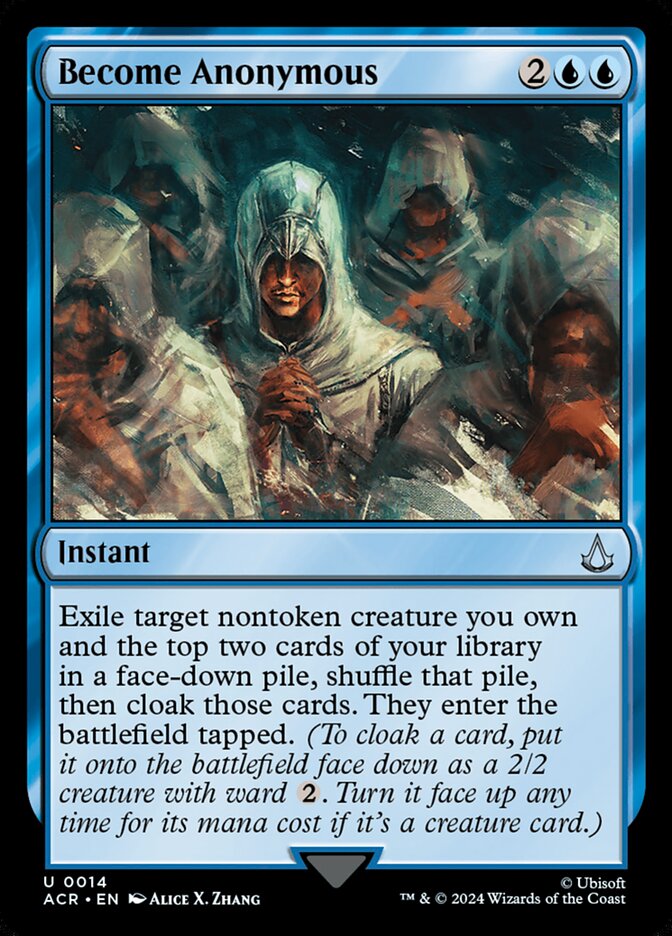 Become Anonymous - carta Magic The Gathering