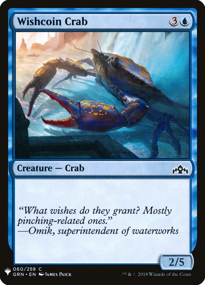 Wishcoin Crab - carta Magic The Gathering