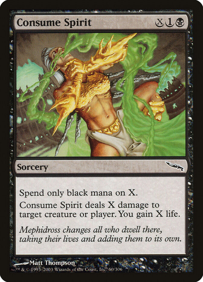 Consume Spirit - carta Magic The Gathering