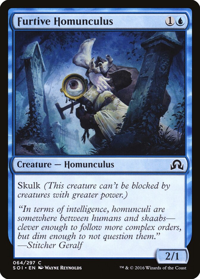 Furtive Homunculus - carta Magic The Gathering