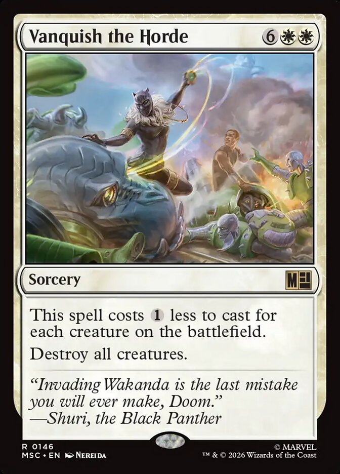 Vanquish the Horde - carta Magic The Gathering